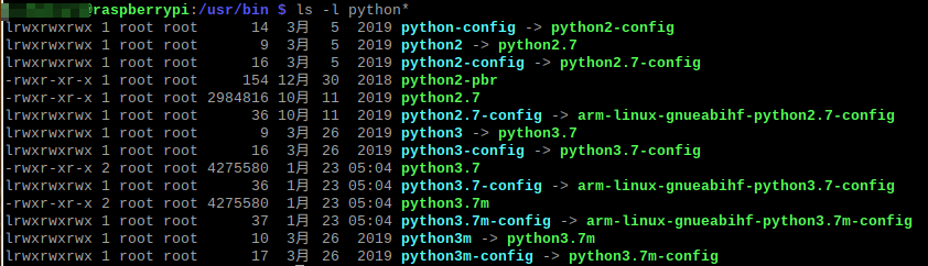 python バージョン変更